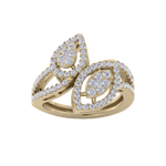 Load image into Gallery viewer, Diamond ring in rose gold with white diamonds of 0.74 ct in weight

