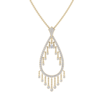 Load image into Gallery viewer, Waterfall pendant in white gold with white diamonds of 1.72 ct in weight
