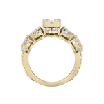 Load image into Gallery viewer, Diamond ring in yellow gold with white diamonds of 1.25 ct in weight
