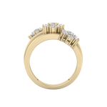 Load image into Gallery viewer, Beautiful ring in yellow gold with white diamonds of 0.88 ct in weight
