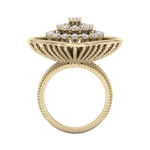 Load image into Gallery viewer, Statement ring in rose gold with white diamonds of 0.98 ct in weight
