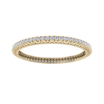 Load image into Gallery viewer, Classic diamond bangle with hearts in white gold with white diamonds of 13.60 ct in weight
