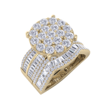 Load image into Gallery viewer, Beautiful Diamond ring in yellow gold with white diamonds of 2.74 ct in weight
