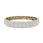 Load image into Gallery viewer, Diamond bangle in white gold with white diamonds of 6.97 ct in weight

