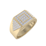 Load image into Gallery viewer, Diamond ring in yellow gold with white diamonds of 0.77 ct in weight
