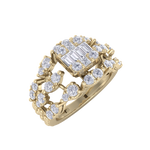 Load image into Gallery viewer, Diamond ring in white gold with white diamonds of 1.25 ct in weight
