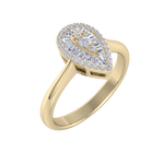 Load image into Gallery viewer, Diamond ring in yellow gold with white diamonds of 0.39 ct in weight

