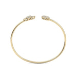 Load image into Gallery viewer, Cuff bracelet in rose gold with white diamonds of 0.57 ct in weight
