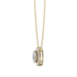 Load image into Gallery viewer, Classic necklace in rose gold with white diamonds of 1.42 ct in weight
