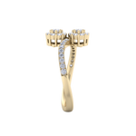 Load image into Gallery viewer, Diamond ring in yellow gold with white diamonds of 0.53 ct in weight
