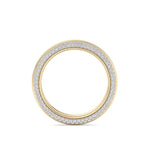Load image into Gallery viewer, Eternity band in yellow gold with white diamonds of 0.96 ct in weight
