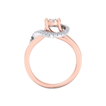 Load image into Gallery viewer, Diamond ring in yellow gold with white diamonds of 0.43 ct in weight

