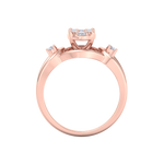 Load image into Gallery viewer, Beautiful ring in rose gold with white diamonds of 0.36 ct in weight
