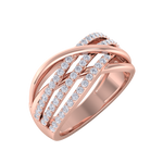 Load image into Gallery viewer, Elegant Diamond ring in white gold with white diamonds of 0.55 ct in weight
