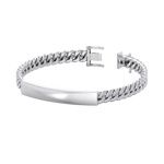 Load image into Gallery viewer, Bar diamond chain bracelet in rose gold with white diamond of 1.72 ct in weight
