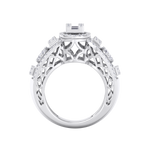 Load image into Gallery viewer, Diamond ring in white gold with white diamonds of 0.99 ct in weight

