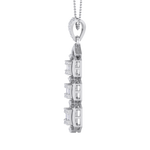 Load image into Gallery viewer, Pendant in rose gold with white diamonds of 0.63 ct in weight
