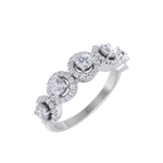 Load image into Gallery viewer, Diamond ring in rose gold with white diamonds of 0.78 ct in weight
