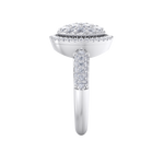 Load image into Gallery viewer, Beautiful ring in white gold with white diamonds of 1.09 ct in weight
