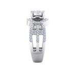 Load image into Gallery viewer, Fashion ring in white gold with white diamonds of 0.75 ct in weight
