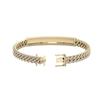 Load image into Gallery viewer, Bar diamond chain bracelet in rose gold with white diamond of 1.72 ct in weight
