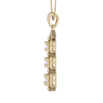 Load image into Gallery viewer, Pendant in rose gold with white diamonds of 0.63 ct in weight
