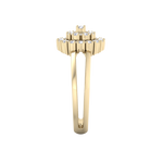 Load image into Gallery viewer, Beautiful ring in yellow gold with white diamonds of 0.60  ct in weight
