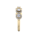 Load image into Gallery viewer, Diamond ring in rose gold with white diamonds of 0.78 ct in weight
