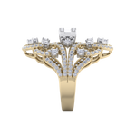 Load image into Gallery viewer, Statement ring in rose gold with white diamonds of 1.90 ct in weight
